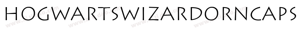 HogwartsWizardOrnCaps字体转换