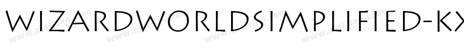 WizardWorldSimplified-Kxr7字体转换