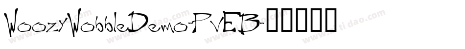 WoozyWobbleDemo-PvEB字体转换