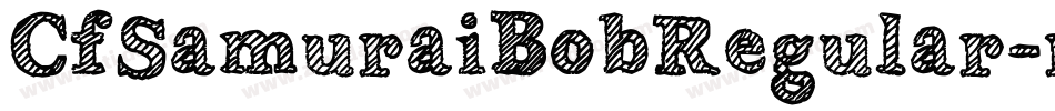 CfSamuraiBobRegular-rmG8字体转换