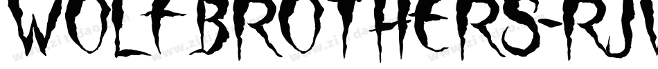WolfBrothers-rjvK字体转换