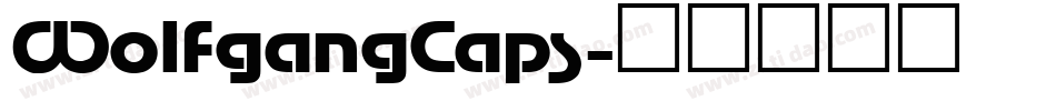 WolfgangCaps字体转换