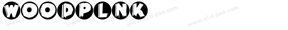 WOODPLNK字体转换