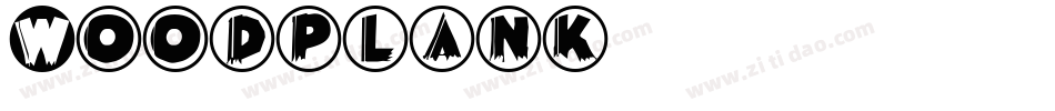 Woodplank字体转换