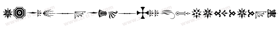 TypographerWoodcutInitialsOne字体转换