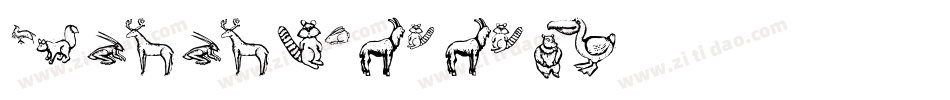 WOODCUT字体转换