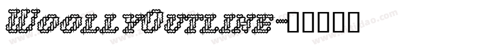 WoollyOutline字体转换