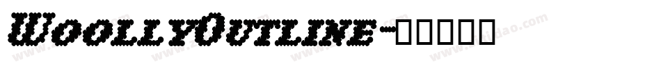 WoollyOutline字体转换