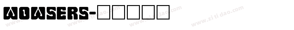 Wowsers字体转换