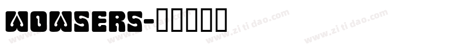 Wowsers字体转换