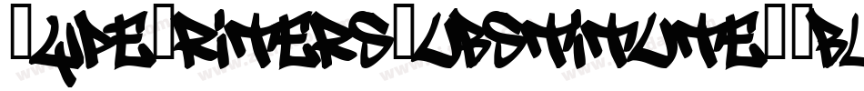 TypeWritersSubstitute-Oblique字体转换