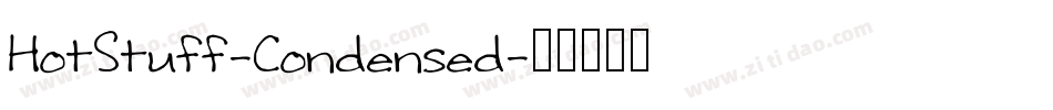 HotStuff-Condensed字体转换