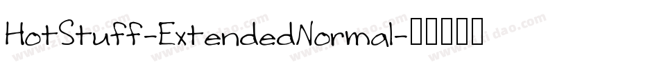 HotStuff-ExtendedNormal字体转换