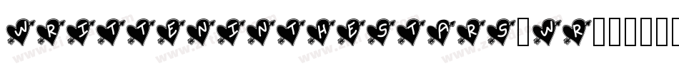 WrittenInTheStars-Wr74字体转换