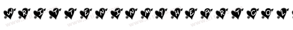 WrittenInMyHeartCollegeUpdated-LqBZ字体转换