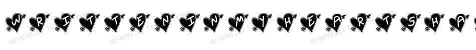 WrittenInMyHeartShadowUpdated-dgGK字体转换