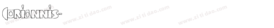 Coriannis字体转换