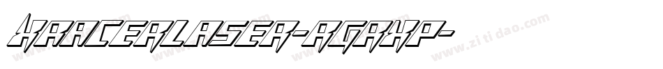 XRacerLaser-rgrxp字体转换
