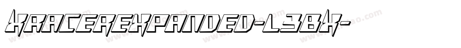 XRacerExpanded-l3BX字体转换