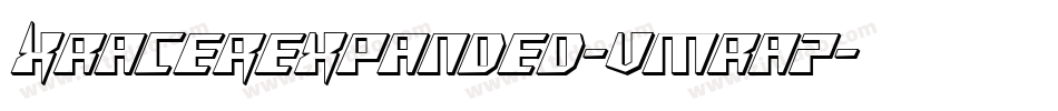 XRacerExpanded-vmRA7字体转换
