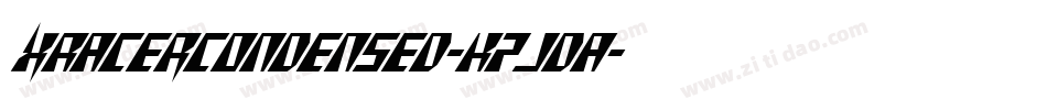 XRacerCondensed-K7JdA字体转换