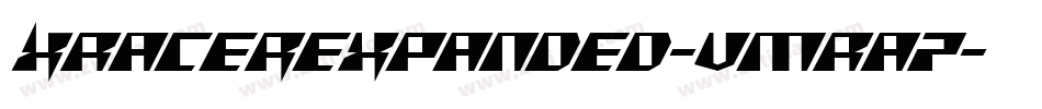 XRacerExpanded-vmRA7字体转换