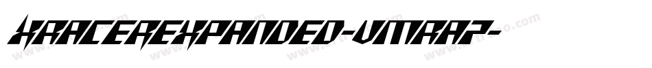 XRacerExpanded-vmRA7字体转换