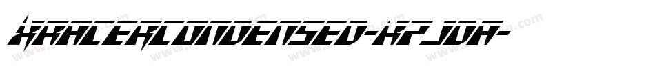 XRacerCondensed-K7JdA字体转换