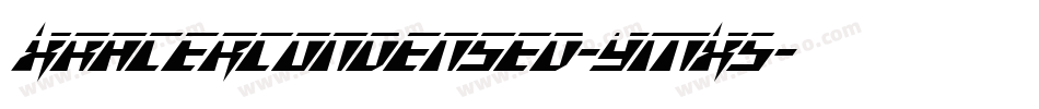 XRacerCondensed-yMX5字体转换