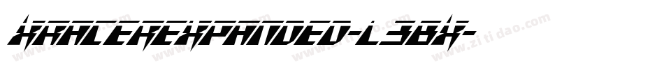 XRacerExpanded-l3BX字体转换