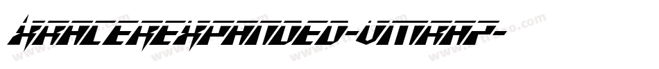 XRacerExpanded-vmRA7字体转换