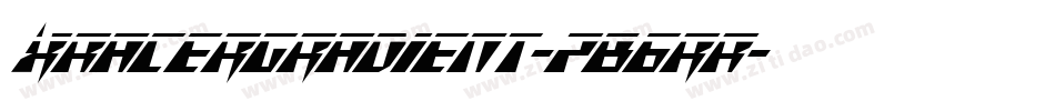 XRacerGradient-7B6rR字体转换