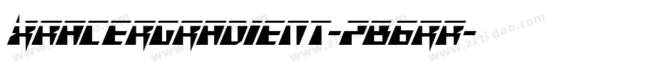 XRacerGradient-7B6rR字体转换