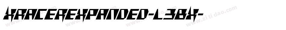 XRacerExpanded-l3BX字体转换