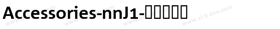 Accessories-nnJ1字体转换