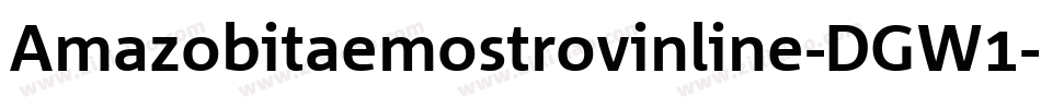 Amazobitaemostrovinline-DGW1字体转换