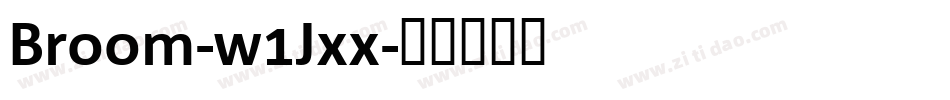 Broom-w1Jxx字体转换