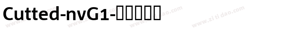Cutted-nvG1字体转换