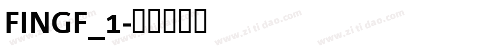 FINGF_1字体转换