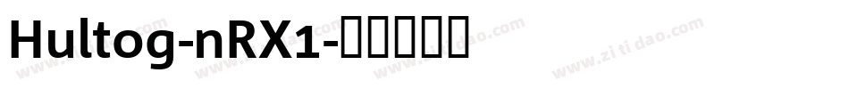 Hultog-nRX1字体转换