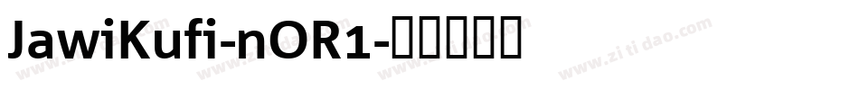JawiKufi-nOR1字体转换
