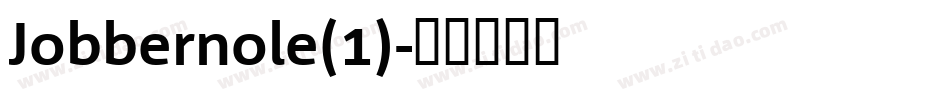 Jobbernole(1)字体转换