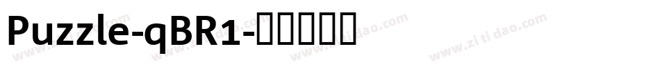 Puzzle-qBR1字体转换