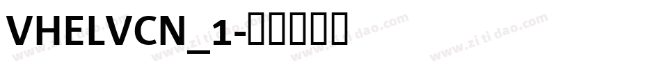 VHELVCN_1字体转换