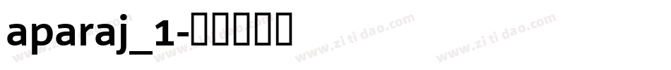 aparaj_1字体转换