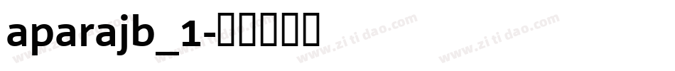 aparajb_1字体转换