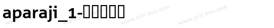 aparaji_1字体转换