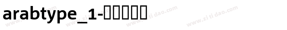 arabtype_1字体转换