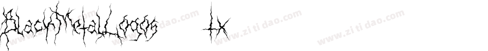 BlackMetalLogos-531x字体转换