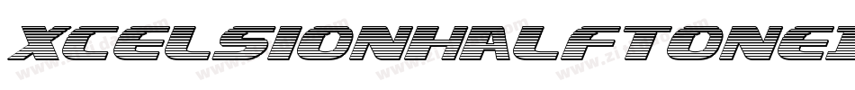 XcelsionHalftoneItalicItalic-pzZZ字体转换